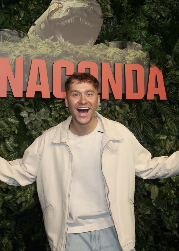 Lucas Ivkovic hosting the Anaconda movie premiere in Melbourne